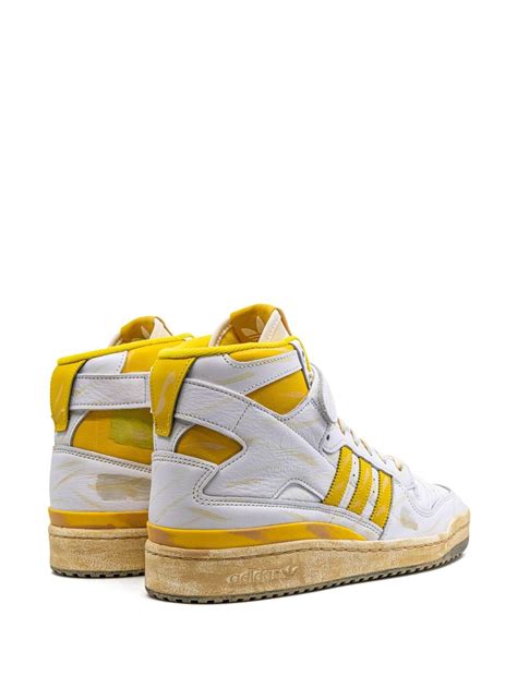 adidas high tops yellow|adidas white high tops men.